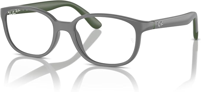 Ray-Ban Kids RY1632F Asian Fit 3964 Eyewear Frames - Dark Gray/Green, 48/16/130