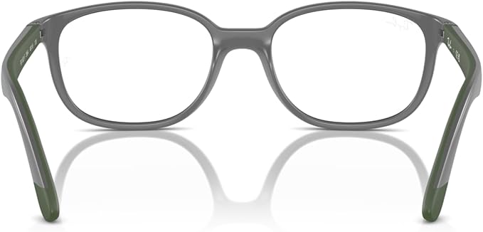 Ray-Ban Kids RY1632F Asian Fit 3964 Eyewear Frames - Dark Gray/Green, 48/16/130
