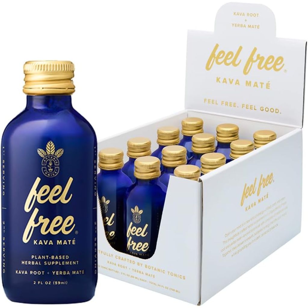 Botanic Tonics feel free Kava Mate - Pack of 12 (24 Servings)