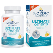Nordic Naturals Ultimate Omega, Lemon Flavor - 90 Soft Gels - 1280 mg Omega-3 - High-Potency Omega-3 Fish Oil Supplement with EPA & DHA - Promotes Brain & Heart Health - Non-GMO - 45 Servings