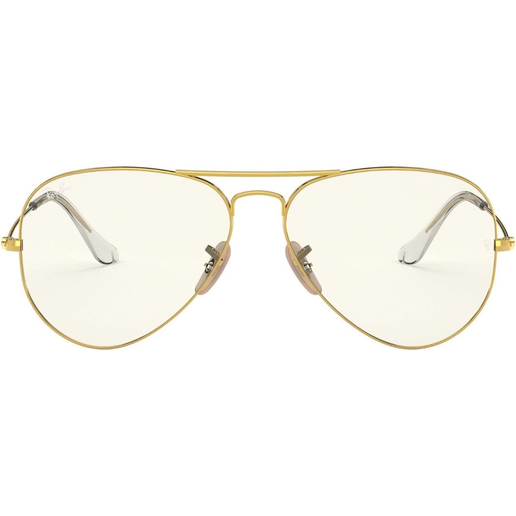 Ray-Ban Unisex RB3025 001 Classic Aviator Sunglasses - Arista Gold/Photochromic Gray, 55/14/135