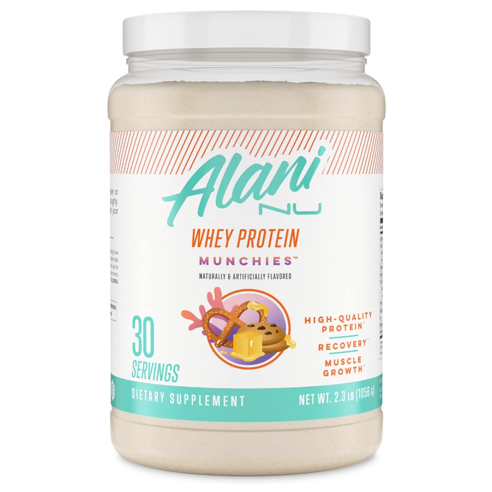 Alani Nu Whey Protein Powder - Munchies, 30 Servings