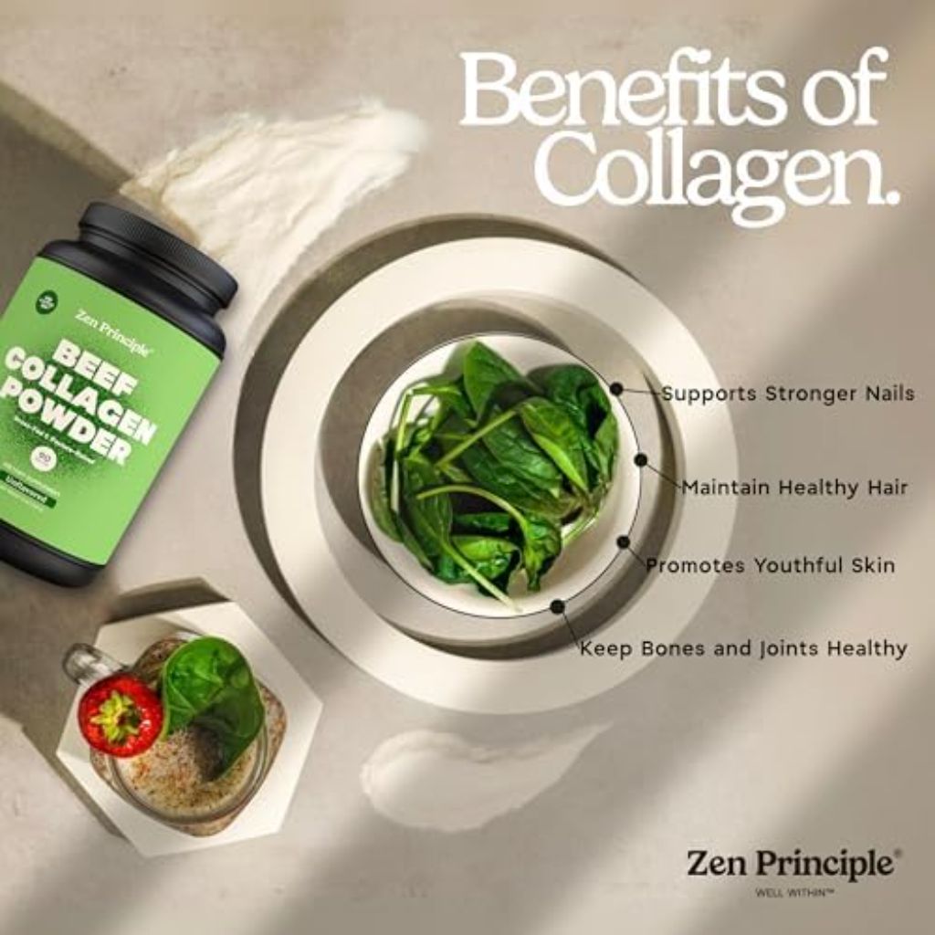 Zen Principle Grass-Fed Agglomerated Hydrolyzed Beef Collagen Peptides - Unflavored, 3 lbs.