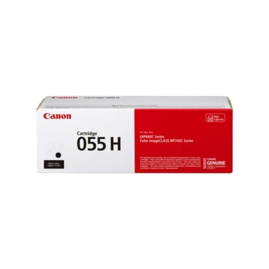 Genuine Canon Toner 055 Black  High Capacity - Yields Up To 7 600 Pages