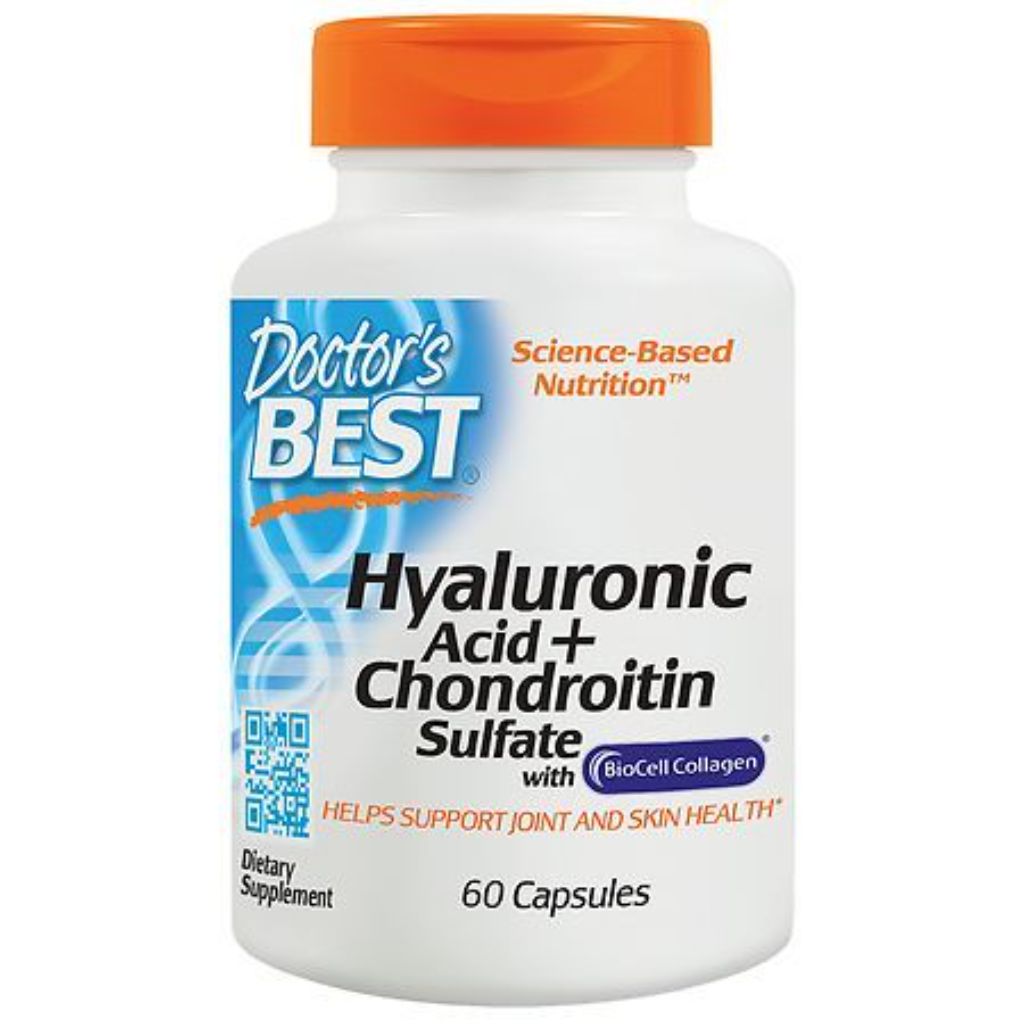 Doctor s Best Hyaluronic Acid with Chondroitin Sulfur  60 Ct
