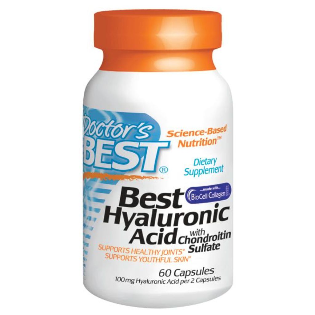 Doctor s Best Hyaluronic Acid with Chondroitin Sulfur  60 Ct