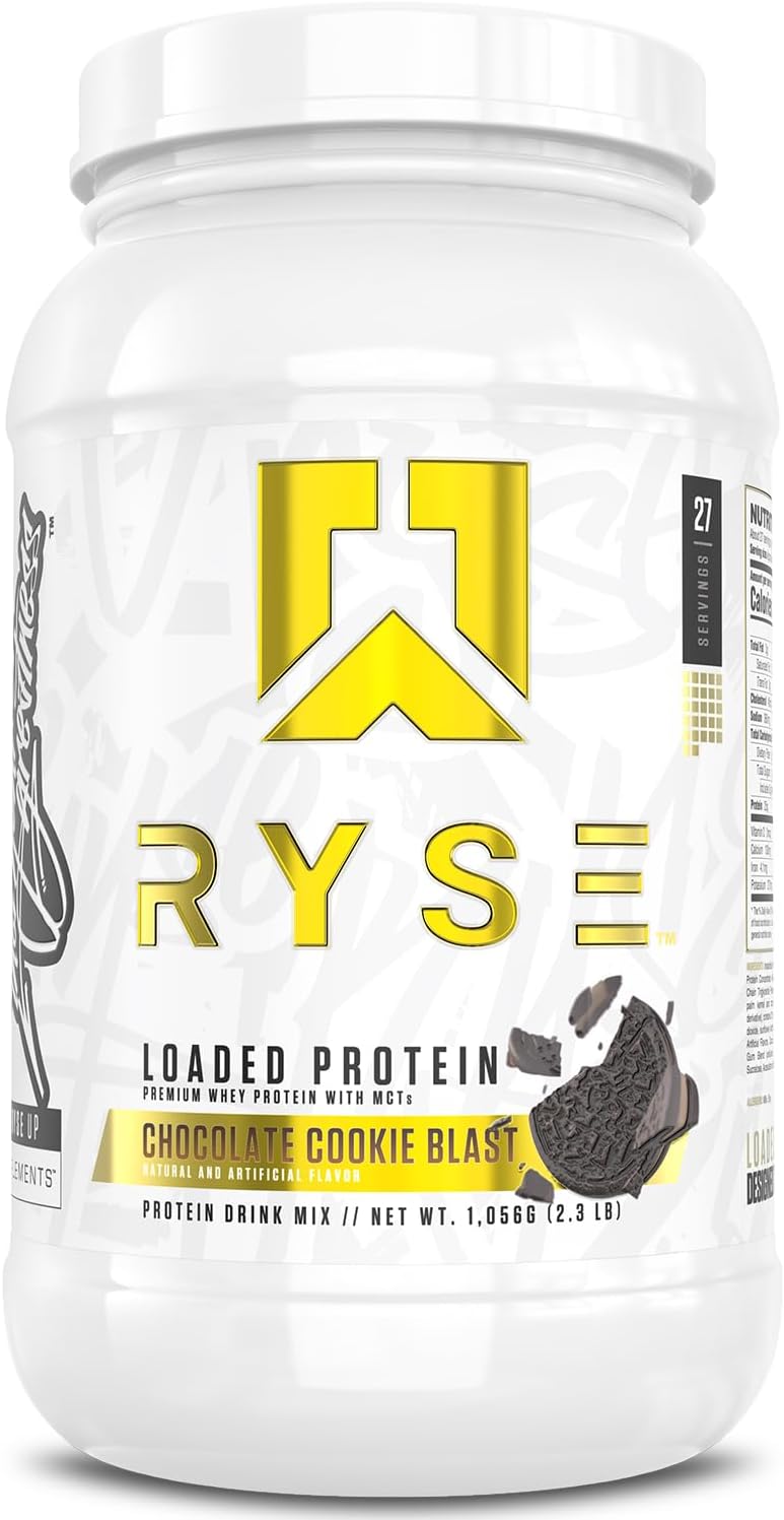 RYSE Loaded Protein Powder with MCTs - Chocolate Cookie Blast, 2 lbs.