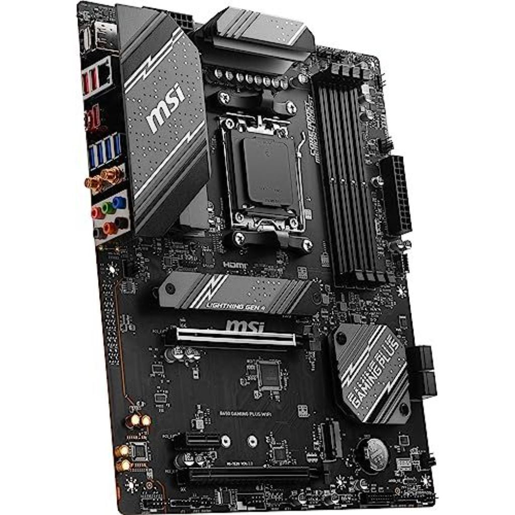 MSI - B650 GAMING PLUS WIFI (Socket AM5) AMD B650 ATX DDR5 Wi-Fi 7 Motherboard - Black