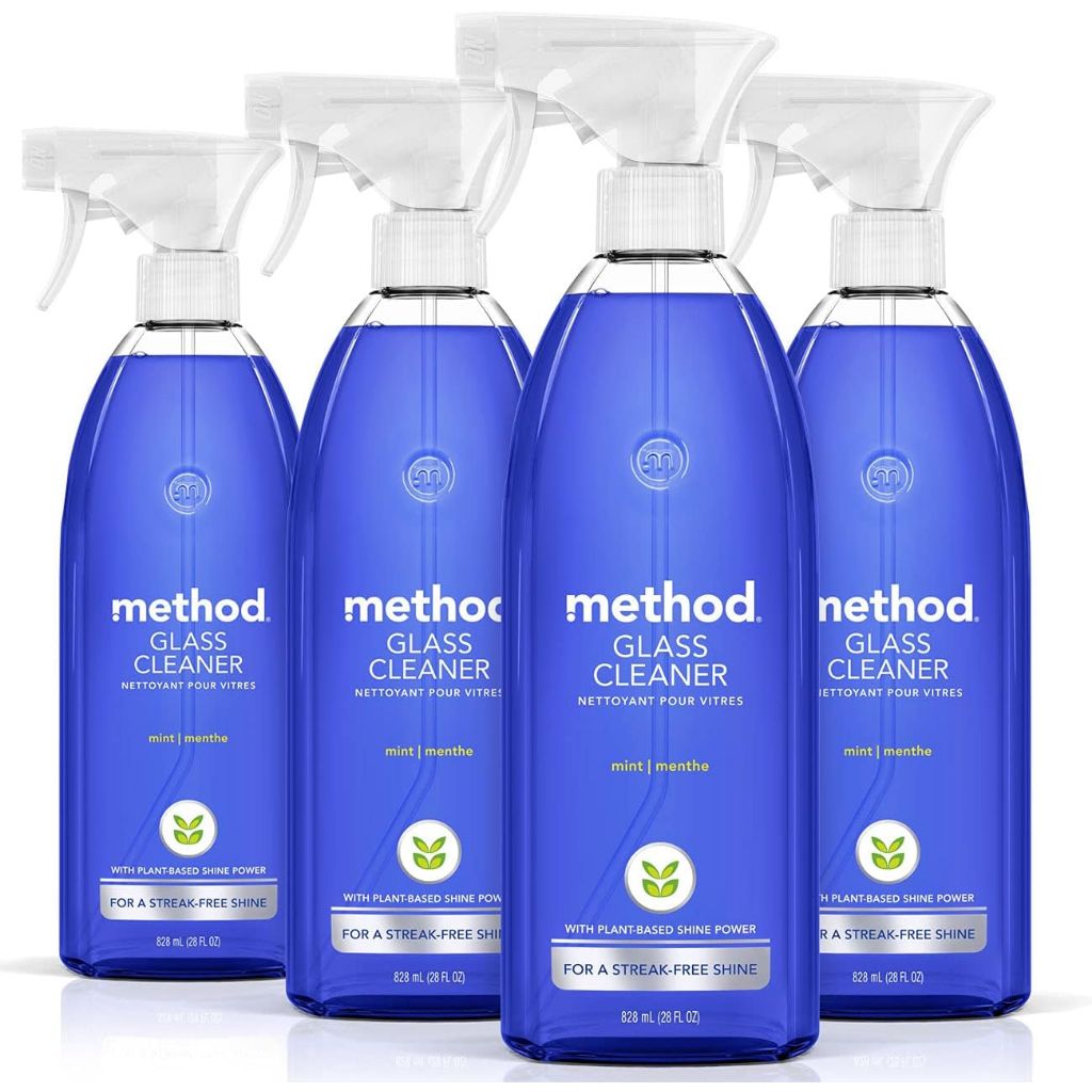 Method Glass Cleaner, Mint - 28 Ounce (4 Pack)