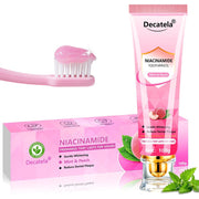 Decatela Niacinamide Whitening Toothpaste - Peach & Mint, 100g