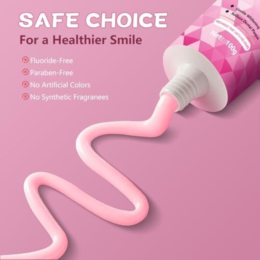 Decatela Niacinamide Whitening Toothpaste - Peach & Mint, 100g