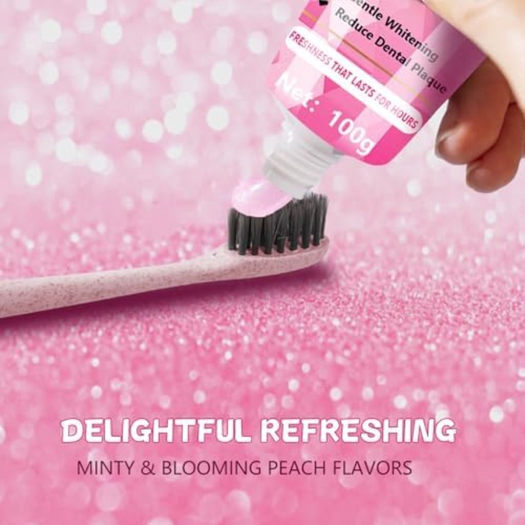 Decatela Niacinamide Whitening Toothpaste - Peach & Mint, 100g