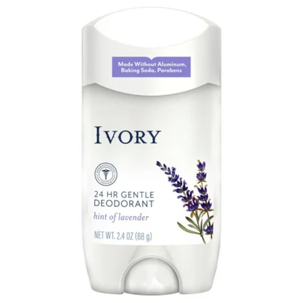 Ivory Gentle Deodorant Stick  Hint of Lavender  2.4oz