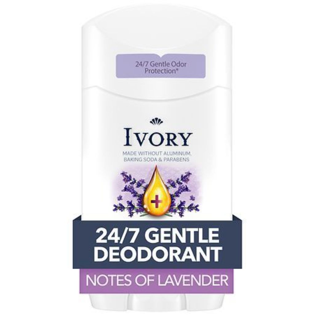 Ivory Gentle Deodorant Stick  Hint of Lavender  2.4oz