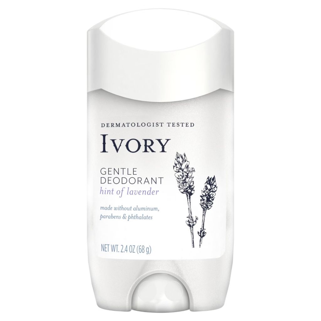 Ivory Gentle Deodorant Stick  Hint of Lavender  2.4oz