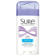 Sure Solid Anti-Perspirant Deodorant Original Solid Stick  Regular Scent  Women  2.7 oz