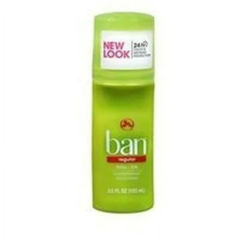 Ban Deodorant Roll-On Anti-Perspirant - Regular, 3.5oz