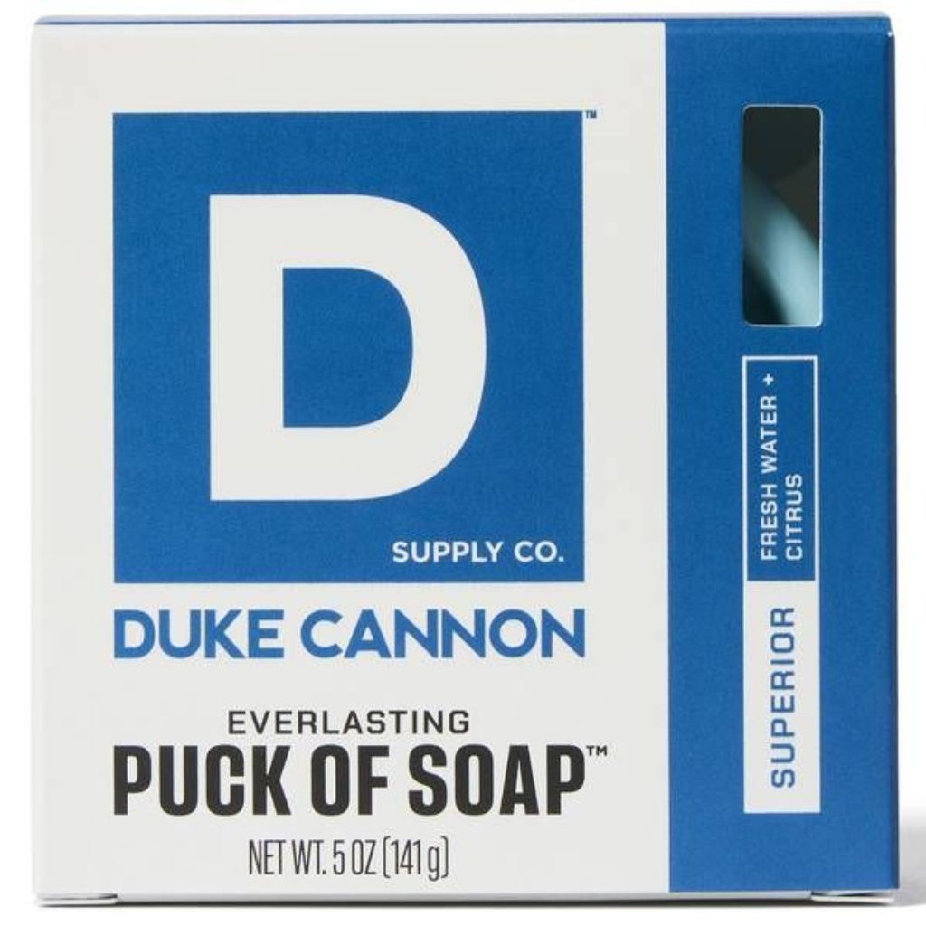 Duke Cannon Supply Co. Bar Soap Puck - Disc-Shaped Men s Soap With Masculine Scents - All Skin Types - Superior (5 oz)