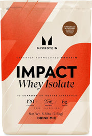 Myprotein Impact Whey Isolate Powder - Chocolate Milkshake, 5.5 lbs.