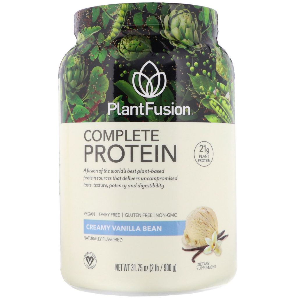 PlantFusion Complete Protein - Creamy Vanilla Bean | 21 G Protein 31.75 Oz Powder