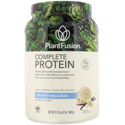 PlantFusion Complete Protein - Creamy Vanilla Bean | 21 G Protein 31.75 Oz Powder