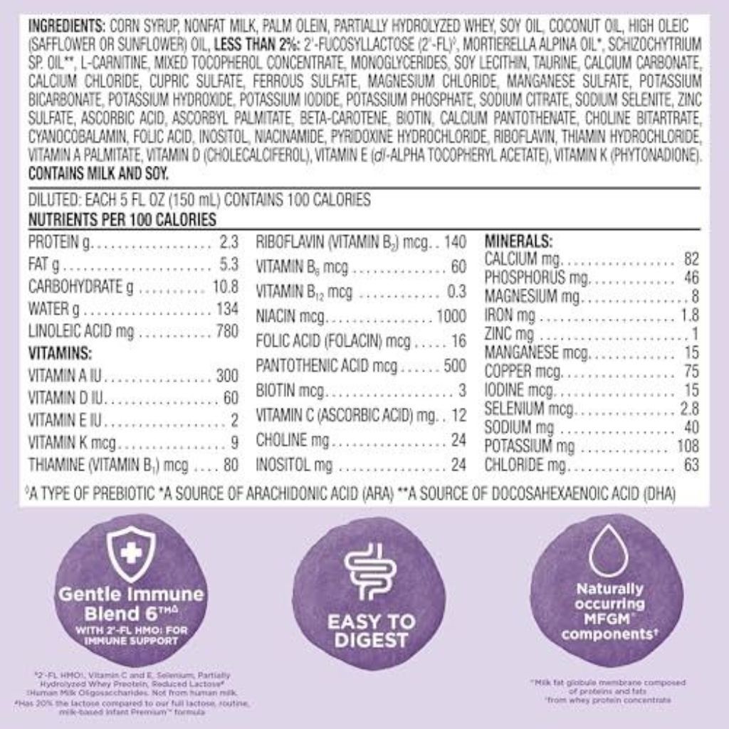 Mama Bear Gentle Premium Baby Formula Powder Immune Blend 6, 33.2oz
