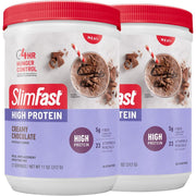 SlimFast High Protein Meal Replacement Shake Powder, 12 Servings (Pack of 2)