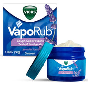 Vicks VapoRub Cough Suppressant Topical Chest Rub & Analgesic Ointment - Lavender, 1.76 oz.