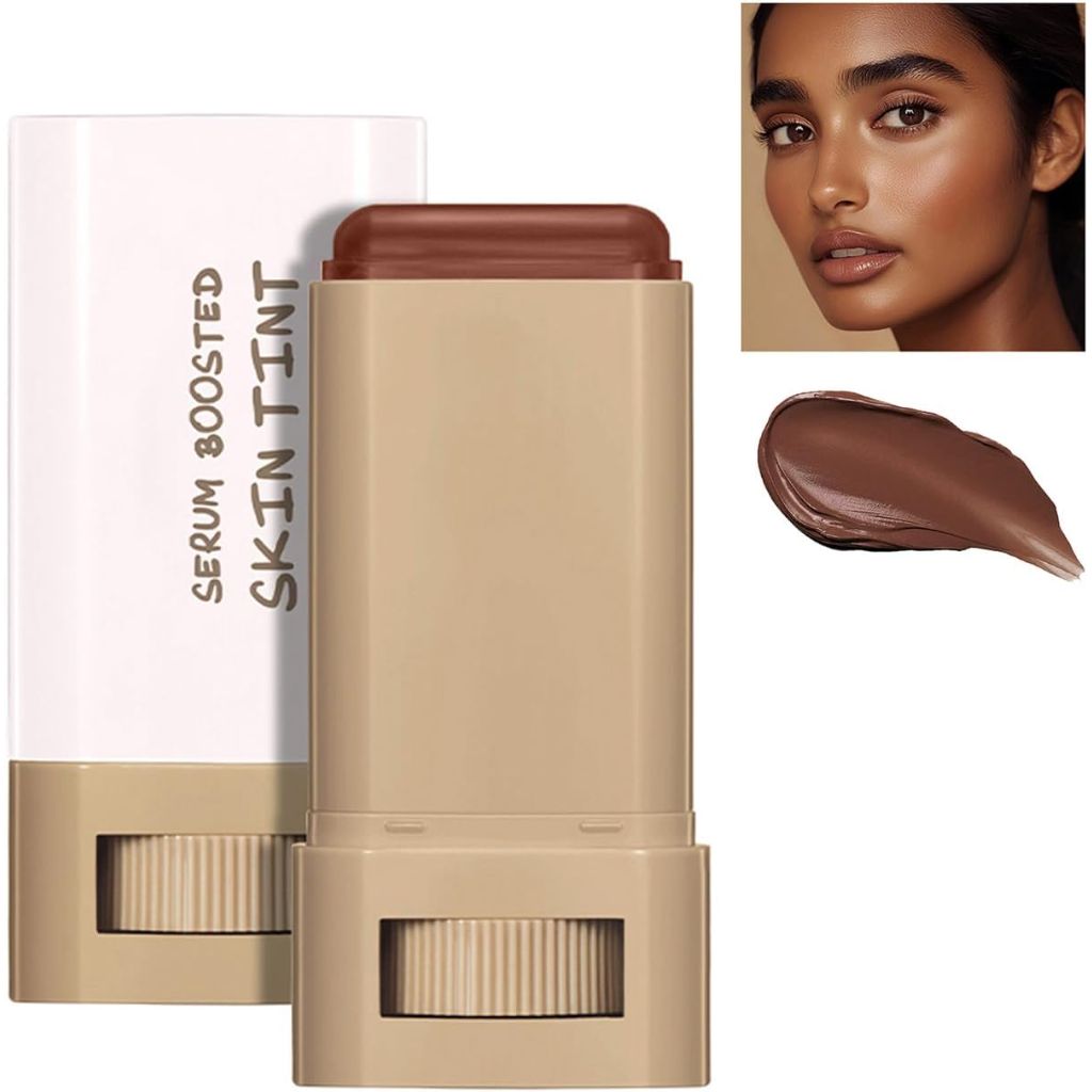 Beauty Balm Serum Boosted Skin Tint, Foundation Stick, Tinted Moisturizer for Face, Full Coverage Foundation, Concealer Stick for Foundation Makeup, Contour Sticks for Face Makeup, Dewy Finish (＃01)