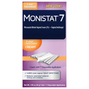 Monistat 7-Dose Yeast Infection Treatment 7 Disposable Applicators & 1 Cream Tube