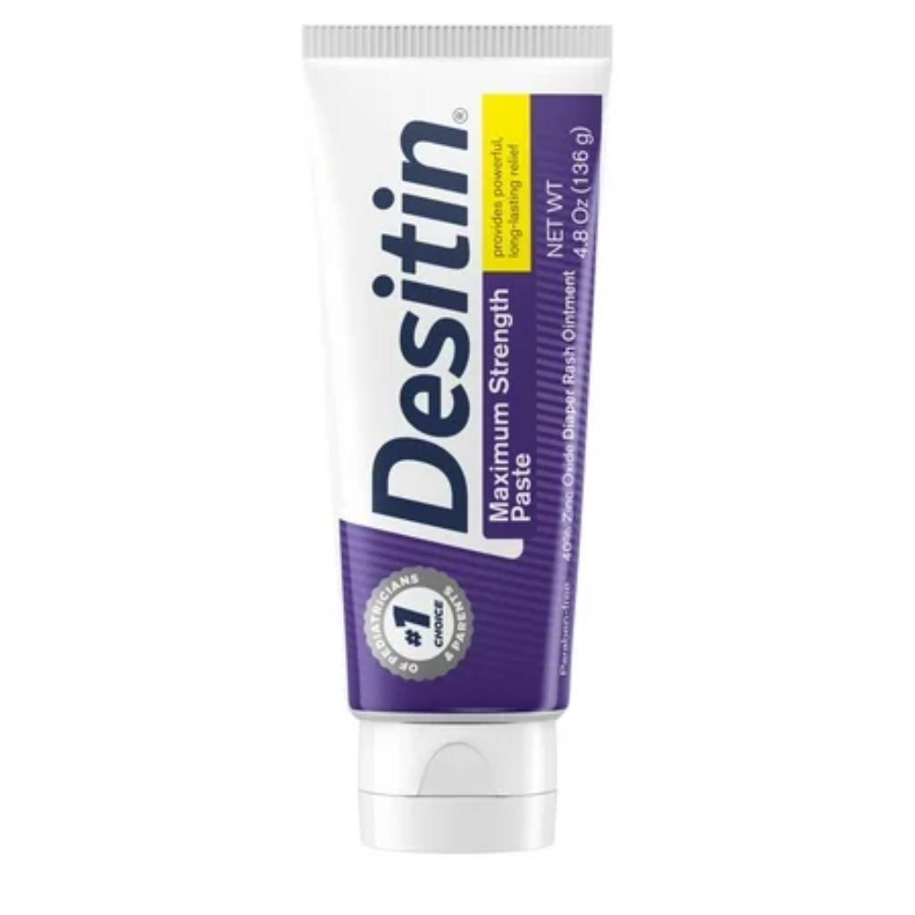Desitin Maximum Strength Baby Diaper Rash Cream 40%  Zinc Oxide - 4.8 oz