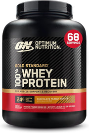Optimum Nutrition Gold Standard 100% Whey Protein Powder - Chocolate Peanut Butter, 5 lbs.