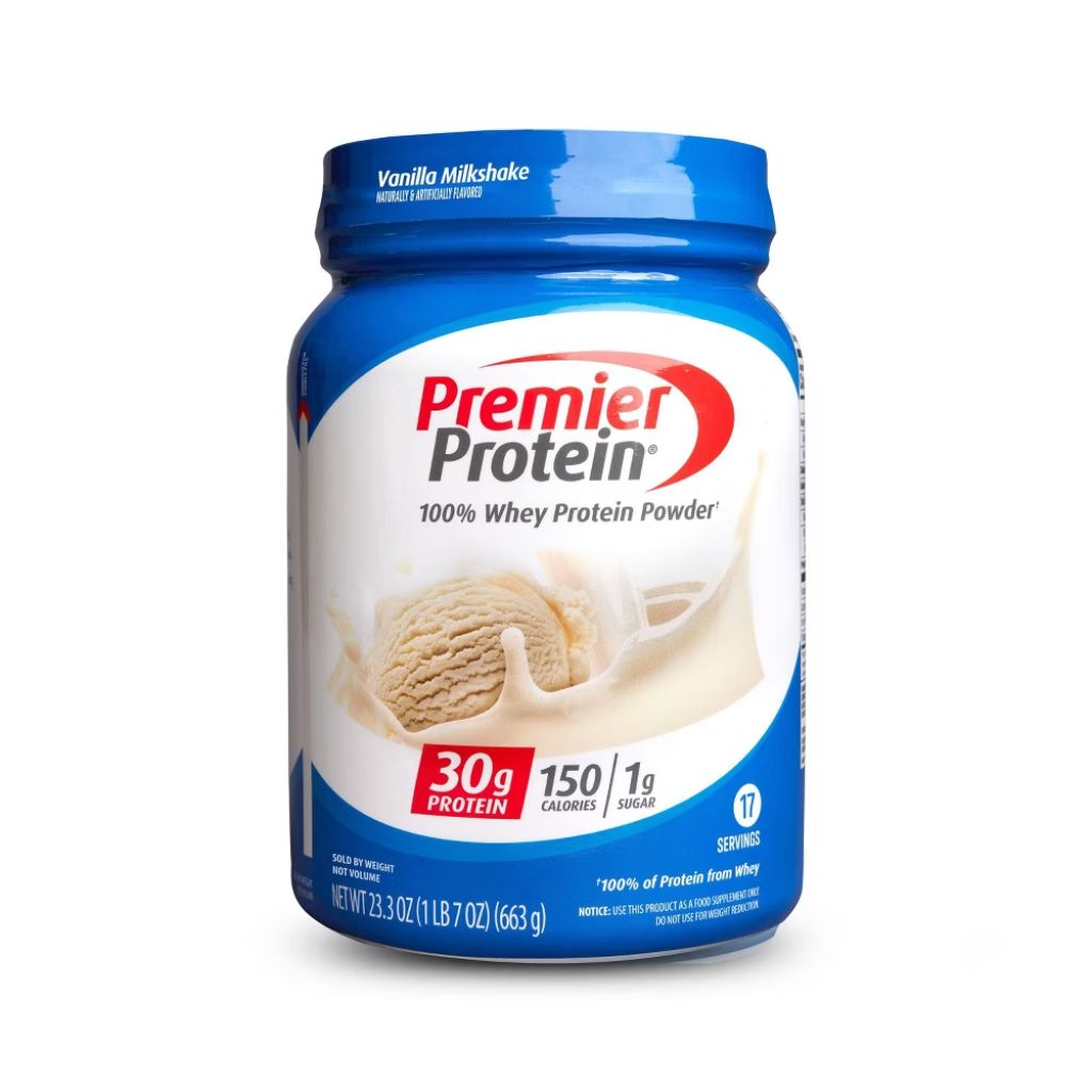 Premier Protein 100% Whey Protein Powder - Vanilla Milkshake, 17 Svgs.