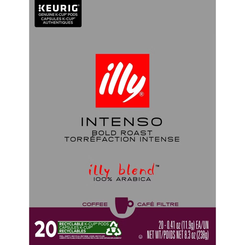 illy Intenso Bold Roast Keurig K-Cup Coffee Pods, 20ct.