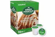 Green Mountain Caramel Vanilla Cream Light Roast Keurig K-Cup Coffee Pods, 96ct
