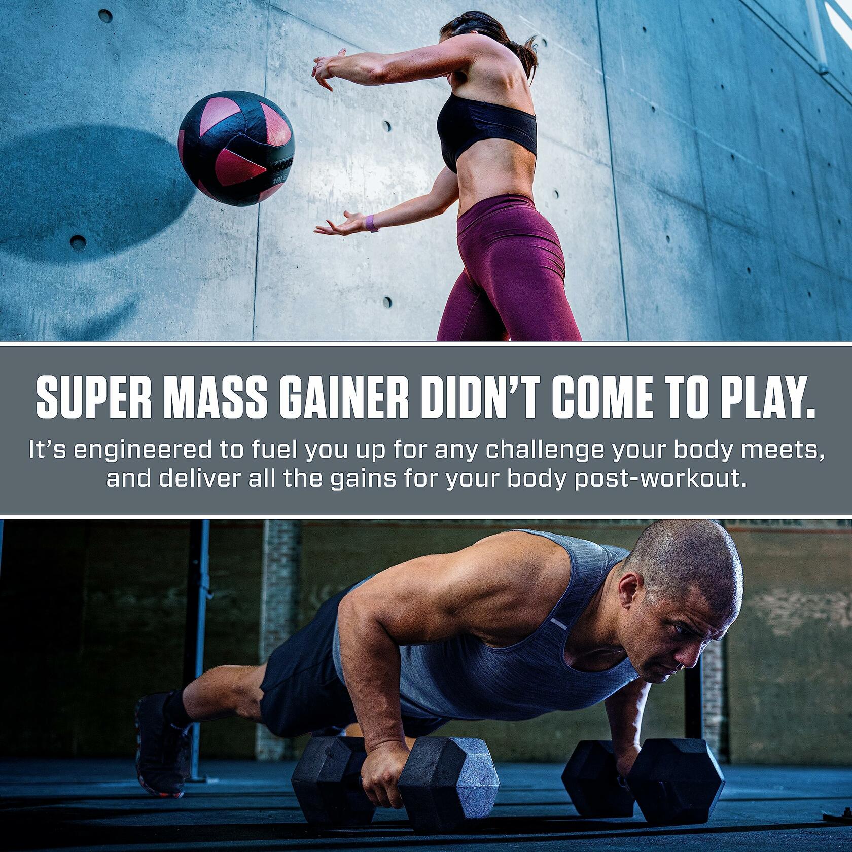 Dymatize Super Mass Gainer Protein Powder - Rich Chocolate, 6 lbs.