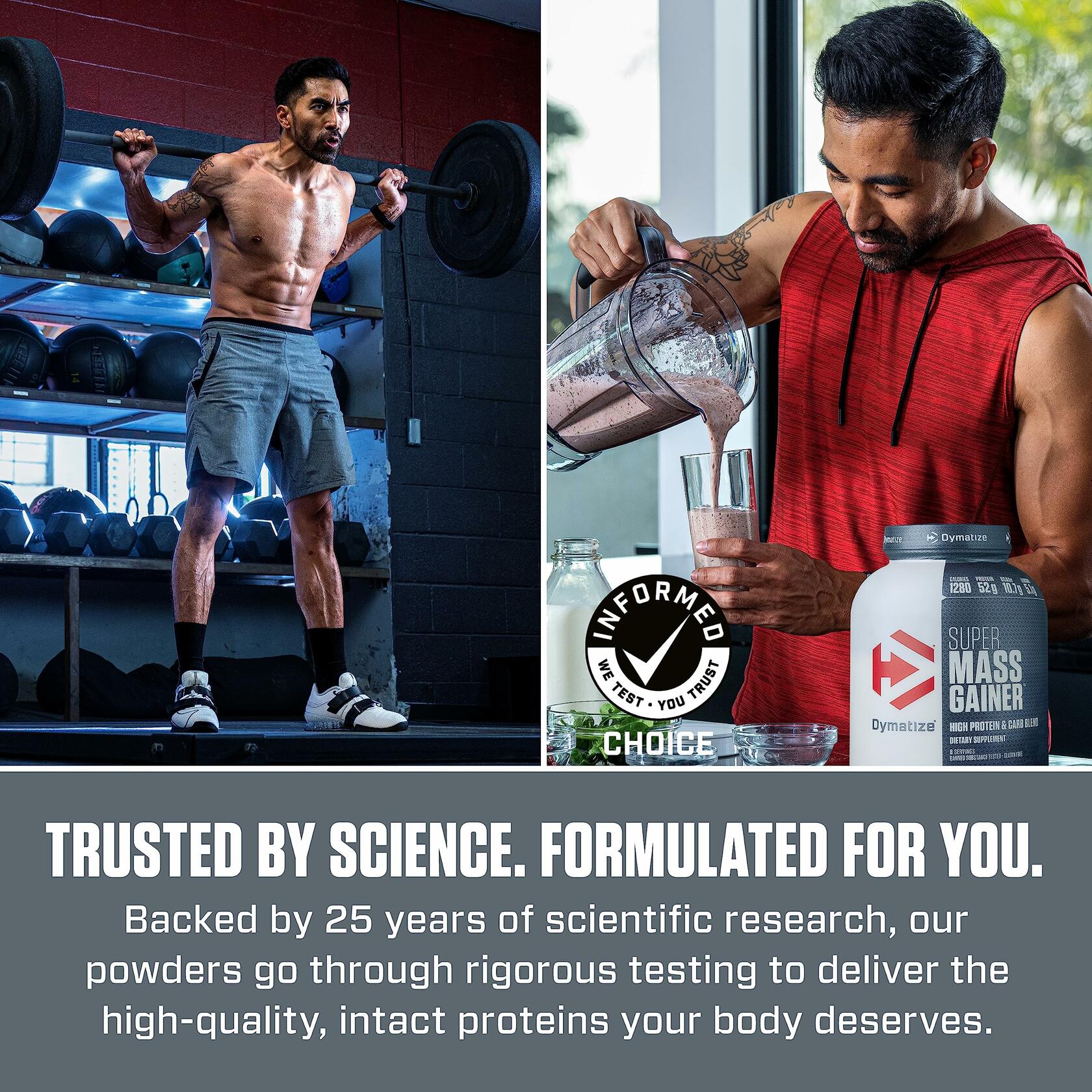 Dymatize Super Mass Gainer Protein Powder - Rich Chocolate, 6 lbs.