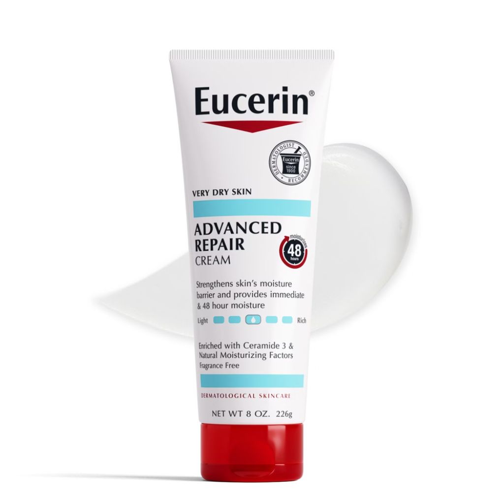 Eucerin Advanced Repair Cream for Very Dry Skin, Fragrance Free - 8 oz.