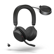 Jabra Evolve2 75 USB-C UC Stereo Headset with Charging Stand - Black