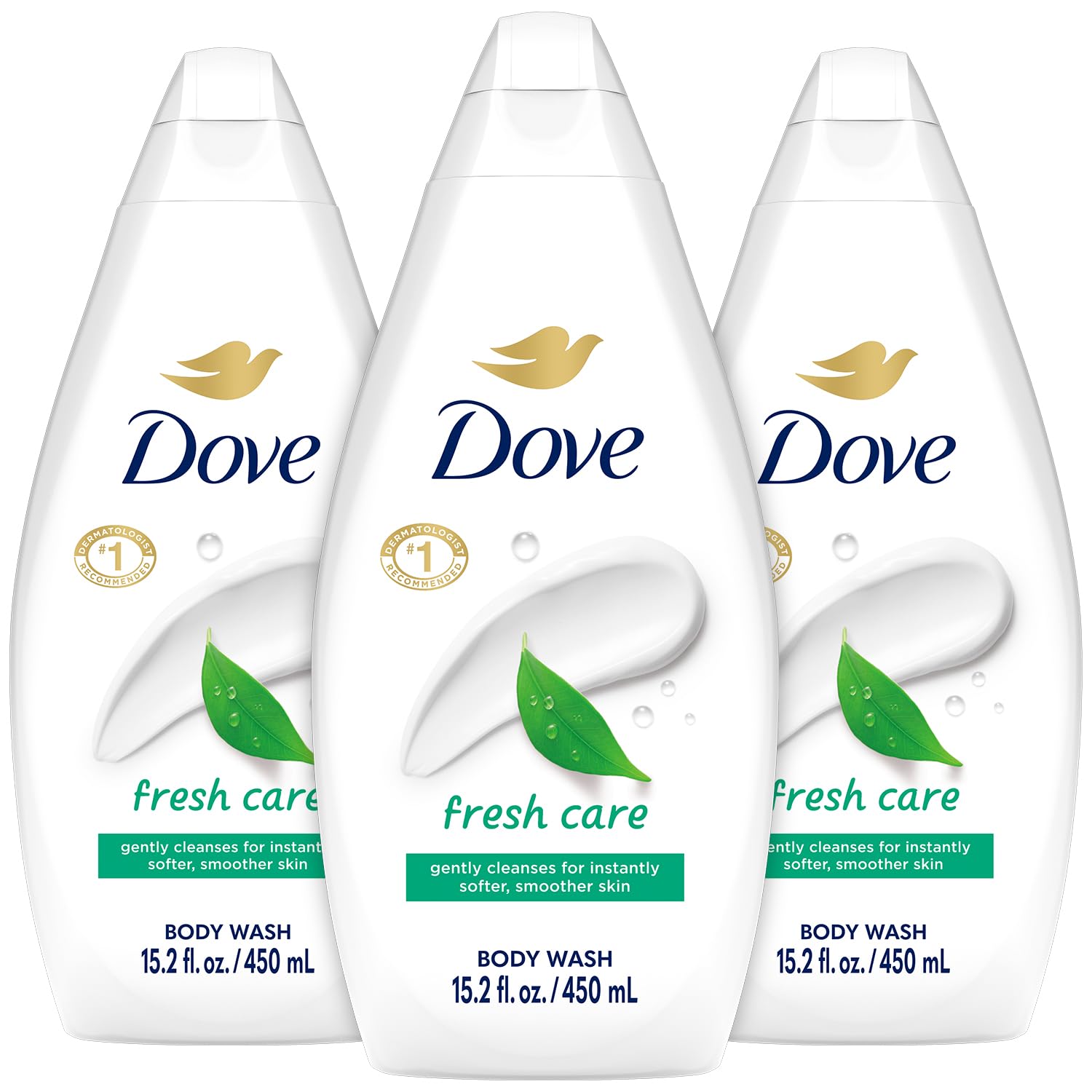Dove Body Wash - Fresh Care, 15.2 fl. oz. (3 Pack)
