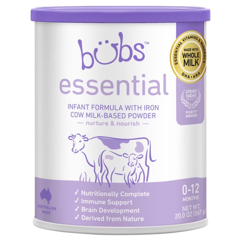 Bubs Essential Milk Infant Powdered Formula 0-12 Months - 20oz