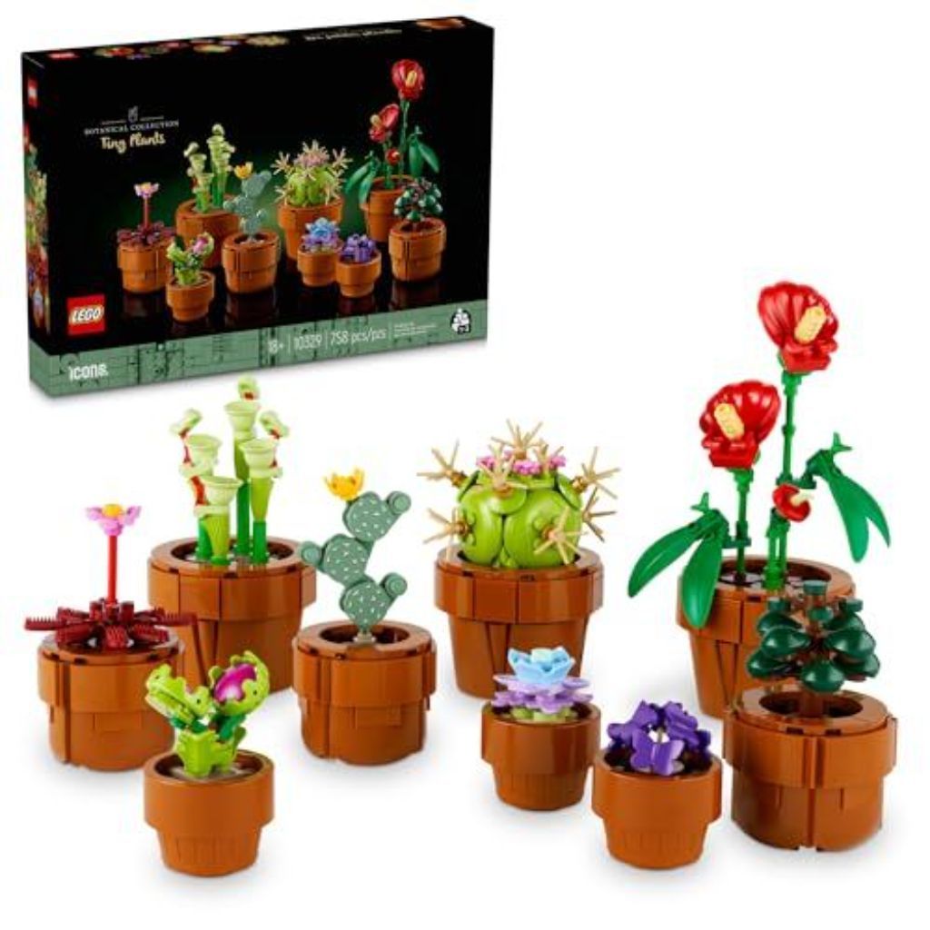 LEGO Botanicals Tiny Plants Artificial  Indoor Plant Building Set 10329, 758pcs *Damaged Box*