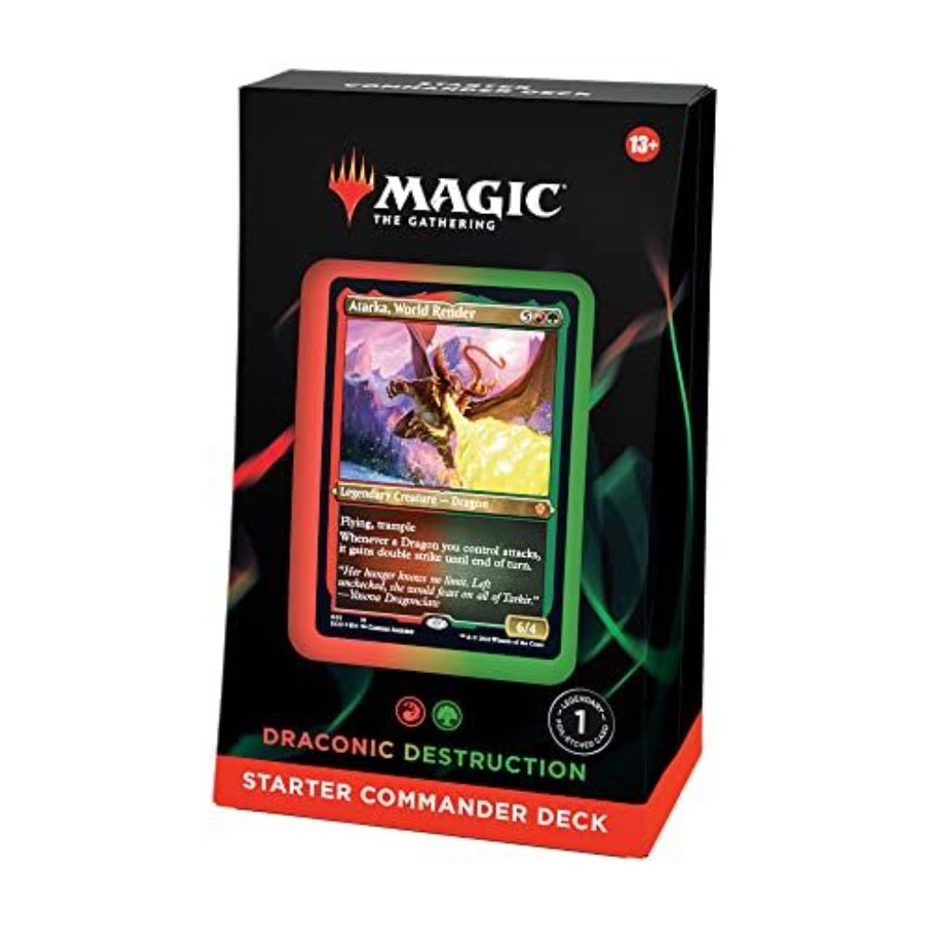 Magic: The Gathering Starter Commander Deck - Draconic Destruction (Red & Green)
