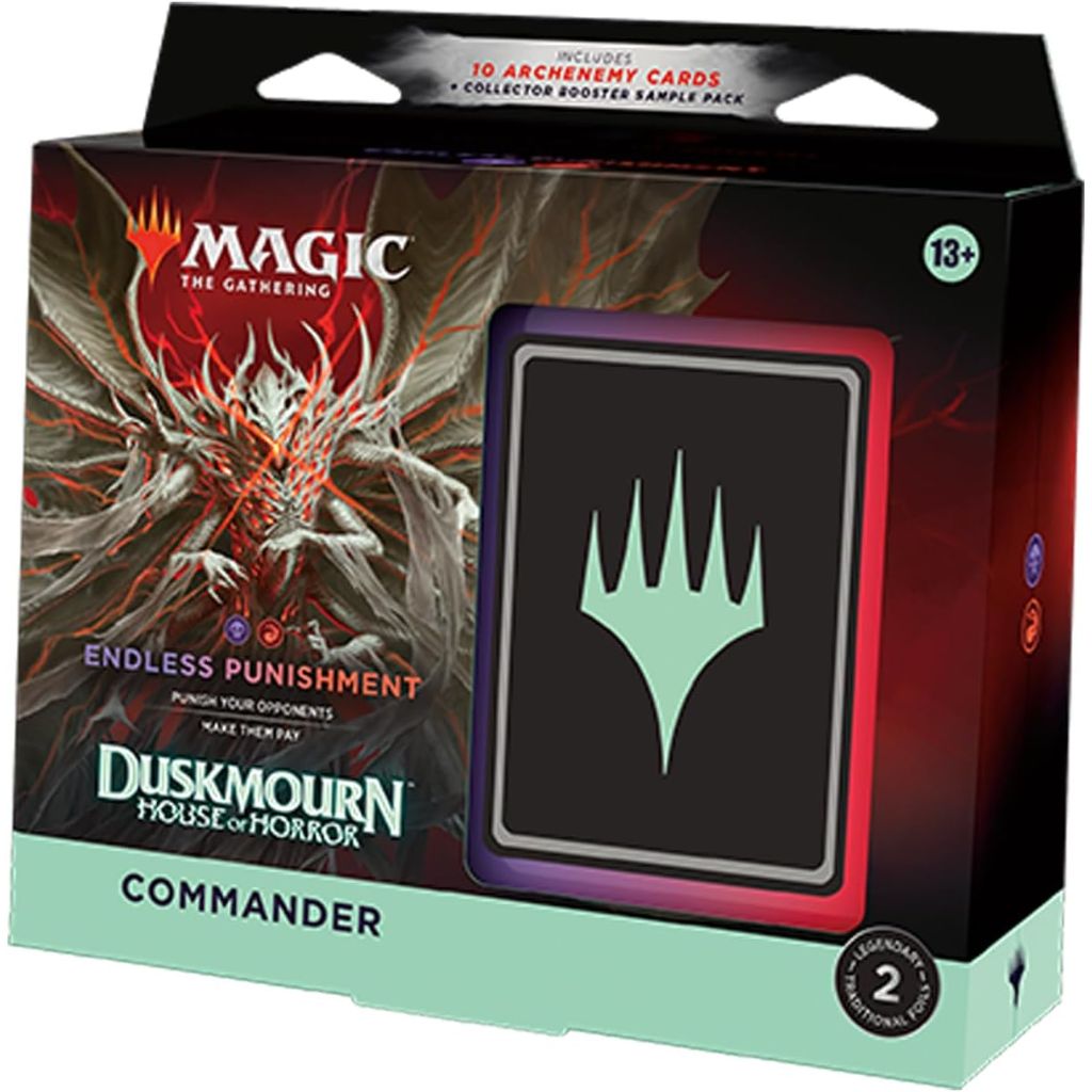 Magic: The Gathering Duskmourn House of Horror Commander Deck - Endless Punishment Black/Red