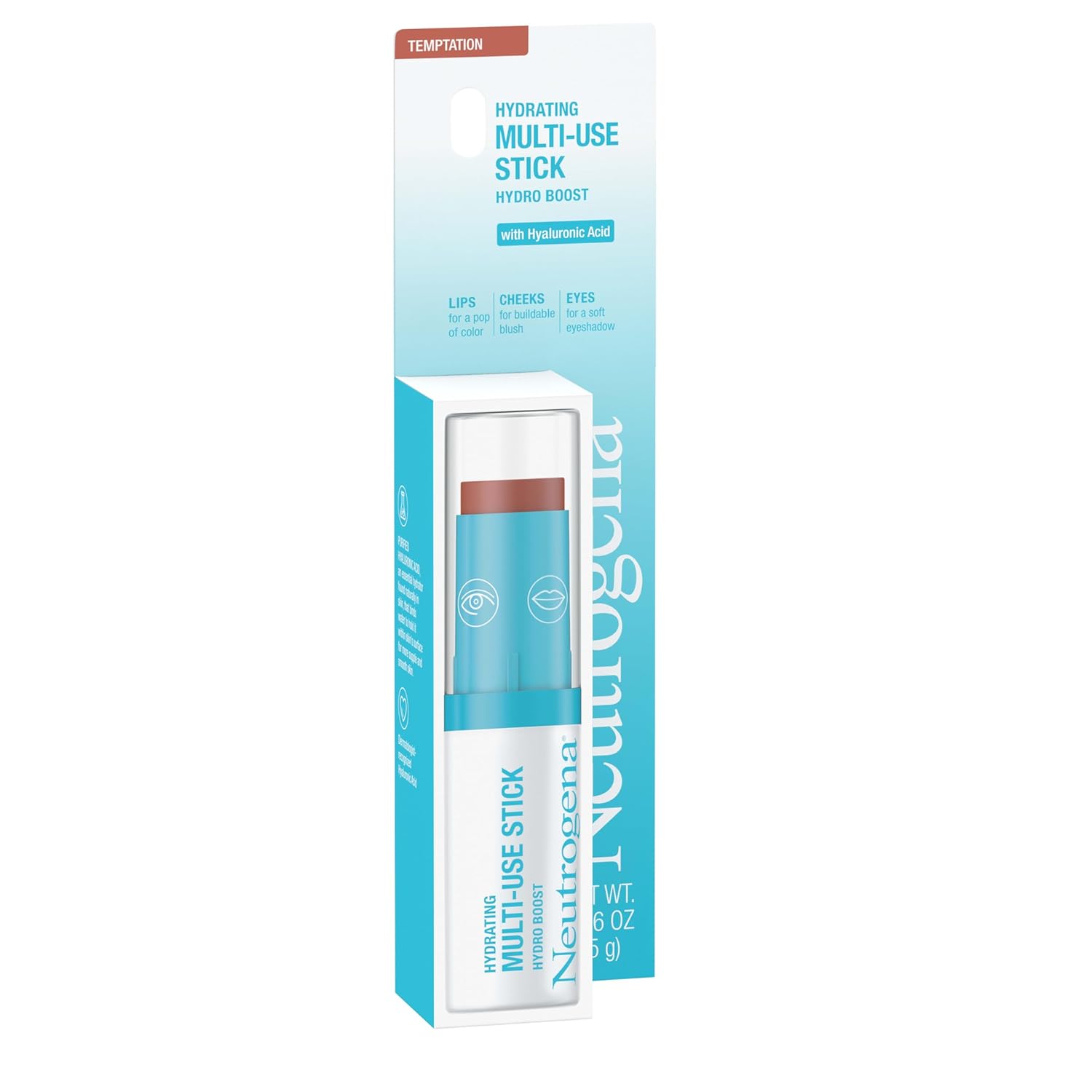 Neutrogena Hydro Boost Hydrating Multi-Use Makeup Stick - Temptation, 0.26 oz