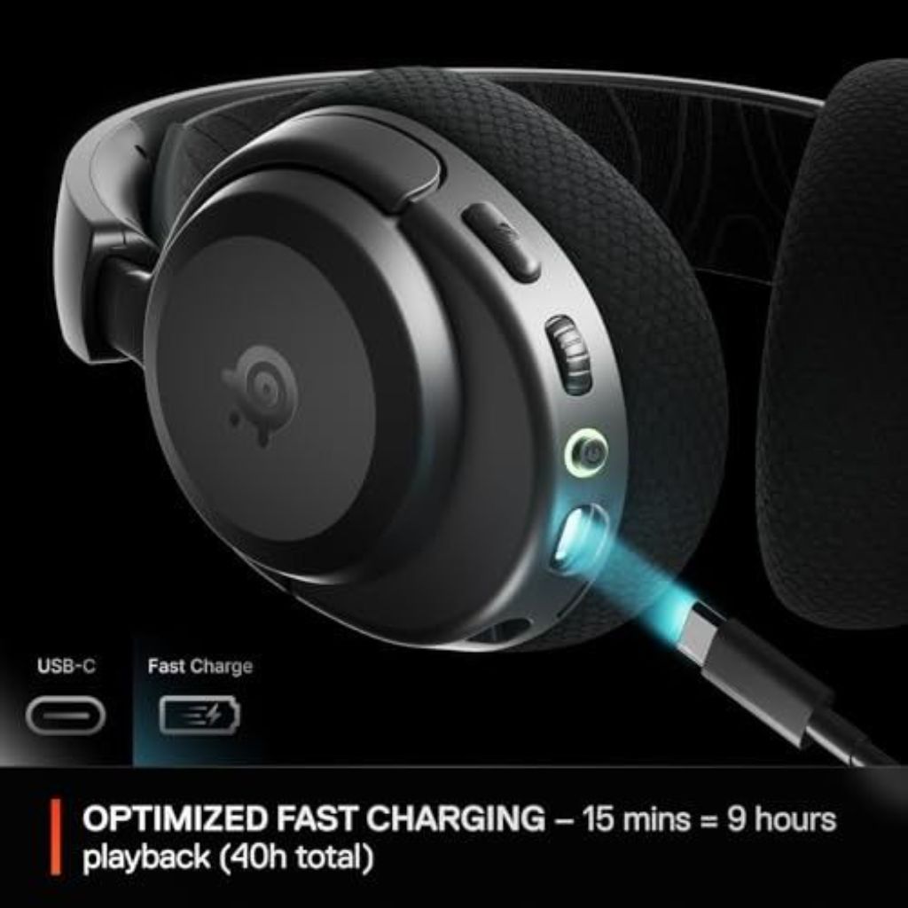SteelSeries - Arctis Nova 3P Wireless Gaming Headset - Black