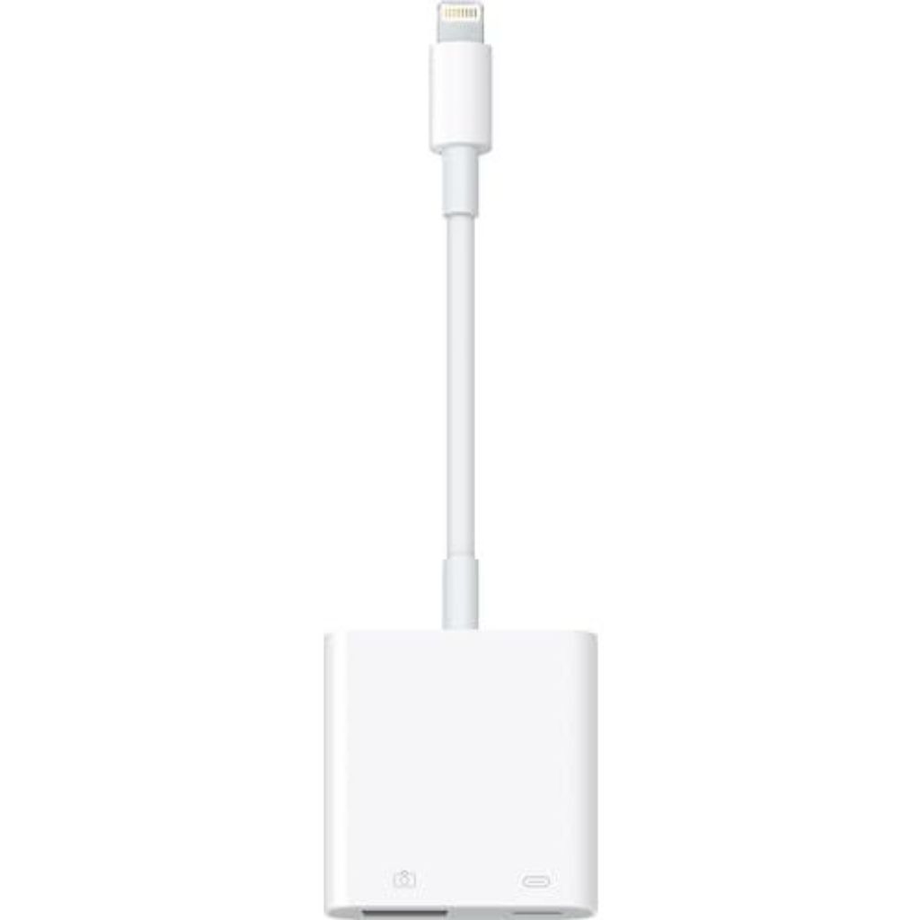 Apple - Lightning to USB 3 Camera Adapter - White