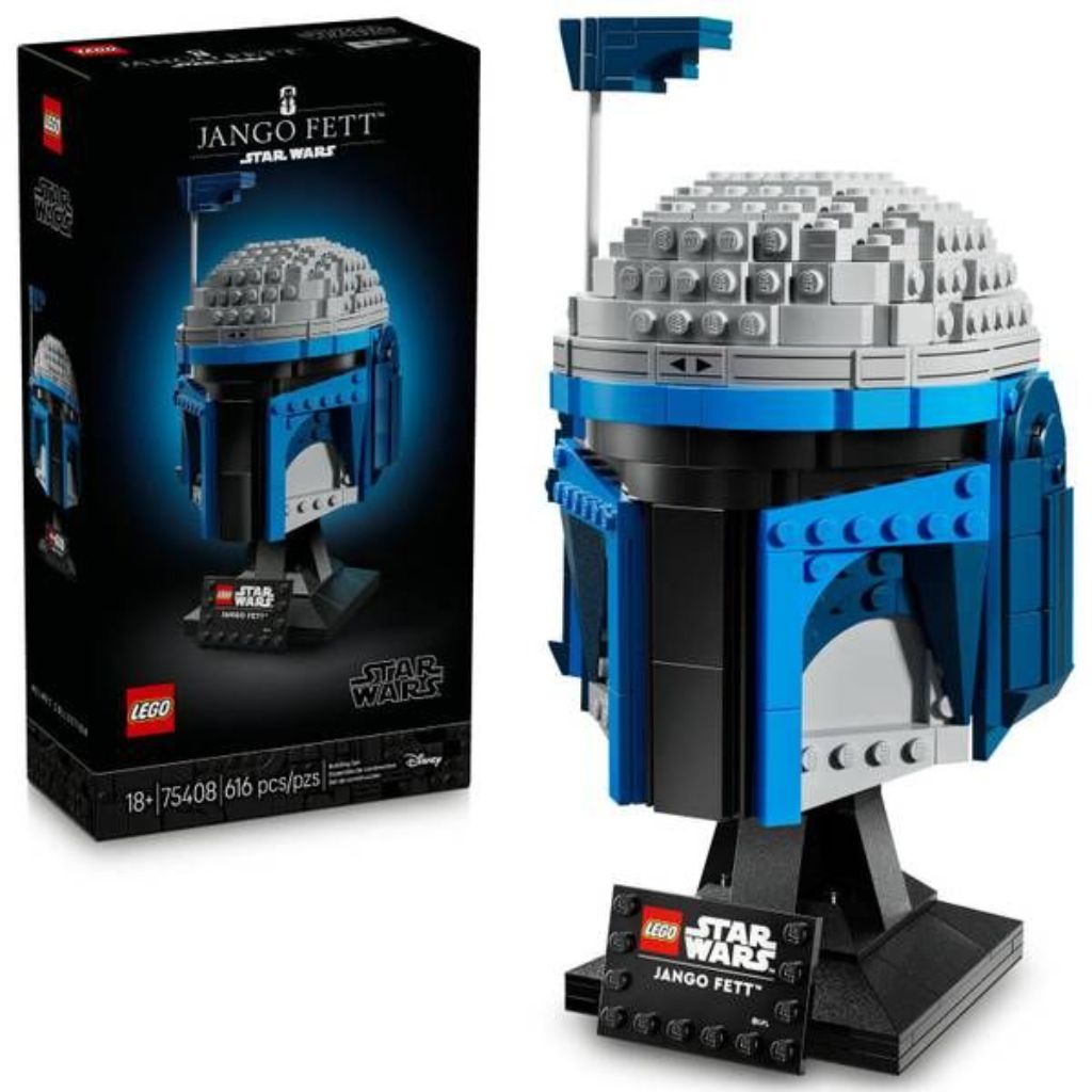 LEGO Star Wars Jango Fett Helmet DIY Model Building Kit 75408