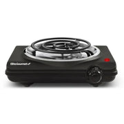 Elite Gourmet 1-Coil Electric Hot Plate (ESB100B) - Black