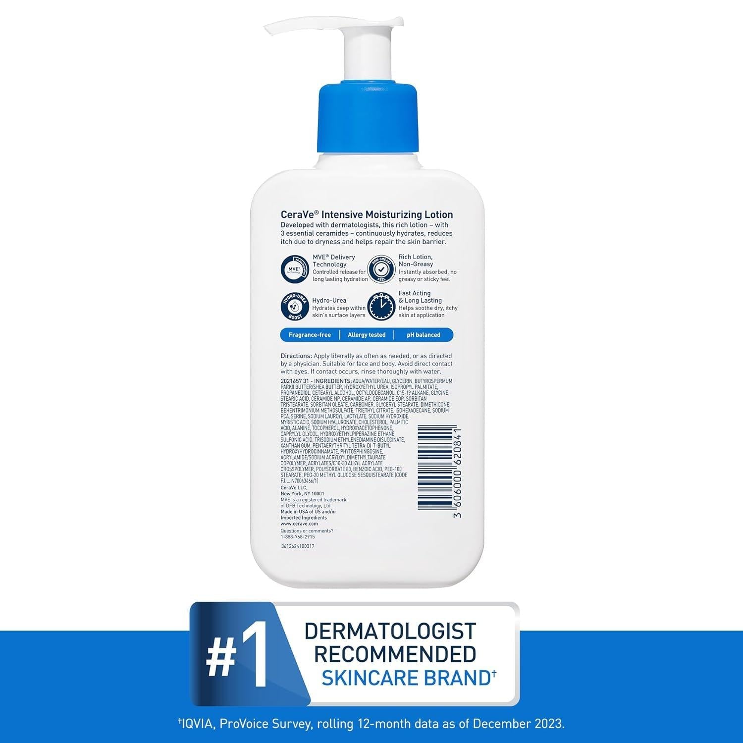 CeraVe Intensive Moisturizing Lotion for Dry to Very Dry Skin - 16 Fl Oz